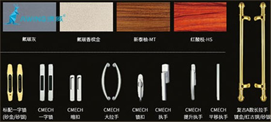 鋁合金門窗五金配件包括哪些？重要嗎？